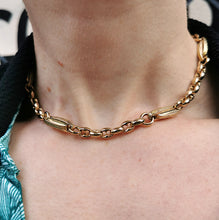 Load image into Gallery viewer, Antique 9ct Gold Fancy Link Chain, 31.2 grams modelled