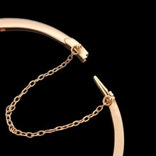 Load image into Gallery viewer, Antique 15ct Gold Sapphire and Diamond Bangle Bracelet