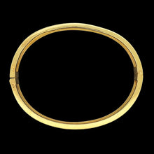 Load image into Gallery viewer, Antique 15ct Yellow Gold Ruby Bangle side view