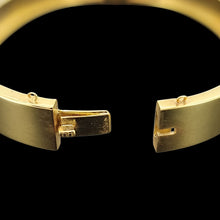 Load image into Gallery viewer, Antique 15ct Yellow Gold Ruby Bangle clasp