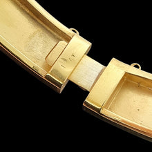 Load image into Gallery viewer, Antique 15ct Yellow Gold Ruby Bangle clasp, close-up