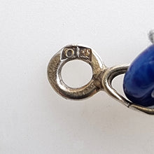 Load image into Gallery viewer, Art Deco Egyptian Revival Silver and Enamel Souvenir Bracelet Egyptian silver markings