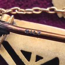 Load image into Gallery viewer, Antique 9ct Yellow Gold Australian WWI Warship Brooch, Circa 1915