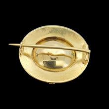 Load image into Gallery viewer, Victorian 15ct Gold Amethyst and Seed Pearl Floral Brooch