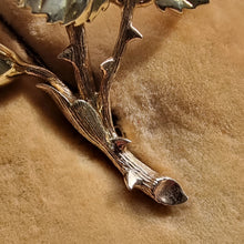 Load image into Gallery viewer, Vintage Carrington & Co. 9ct Gold Rose Brooch in Fitted Box