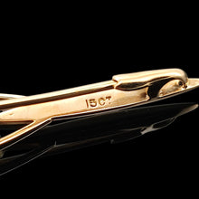 Load image into Gallery viewer, Close-up of a 15CT stamp on a yellow gold brooch