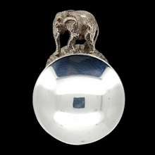 Load image into Gallery viewer, Stuart Devlin Vintage Sterling Silver Elephant Tea Caddy Spoon front