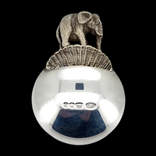Load image into Gallery viewer, Stuart Devlin Vintage Sterling Silver Elephant Tea Caddy Spoon back
