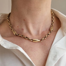 Load image into Gallery viewer, Antique 9ct Gold Fancy Link Chain, 31.2 grams modelled