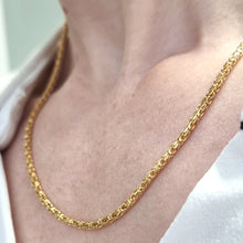 Load image into Gallery viewer, 18ct Yellow Gold 46cm Fancy Link Chain, 21.4 grams modelled