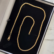 Load image into Gallery viewer, 18ct Yellow Gold 46cm Fancy Link Chain, 21.4 grams in box