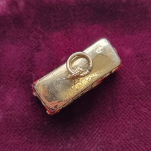 Load image into Gallery viewer, Vintage 9ct Gold London Bus Charm from above