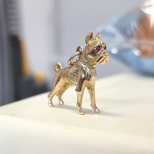 Load image into Gallery viewer, Georg Jensen Vintage 9ct Gold Boxer Dog Charm