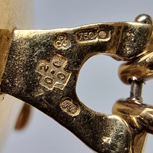 Load image into Gallery viewer, Vintage 18ct Yellow Gold Mabé Pearl and Diamond Clip-On Earrings, Dated 2000