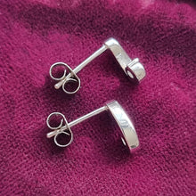 Load image into Gallery viewer, 18ct White Gold Brilliant Cut Diamond Earrings, 0.30ct sides