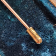 Load image into Gallery viewer, Antique 15ct & 9ct Gold Hat Pin bottom