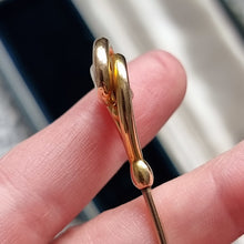 Load image into Gallery viewer, Antique 15ct & 9ct Gold Hat Pin in hand