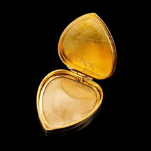 Load image into Gallery viewer, Vintage 9ct Yellow Gold and Palladium Heart Shaped Locket