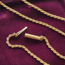 Load image into Gallery viewer, Antique 15ct Gold Amethyst & Pearl Pendant with Chain detail