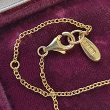 Load image into Gallery viewer, Birks "Inukshuk" 18k Yellow Gold Pendant Necklace clasp and tag