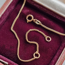 Load image into Gallery viewer, Antique 9ct Gold Ruby and Pearl Crescent Pendant Necklace