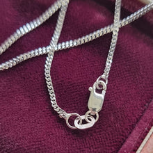 Load image into Gallery viewer, 18ct White Gold Princess Cut Diamond Pendant, 0.26ct chain clasp