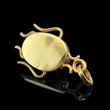 Load image into Gallery viewer, Antique 14ct Yellow Gold Scarab Beetle Pendant
