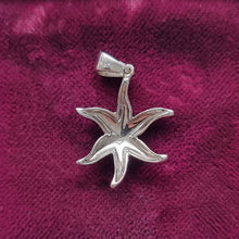 Load image into Gallery viewer, 18ct White Gold Diamond Starfish Pendant back
