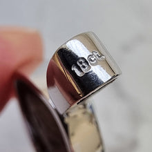 Load image into Gallery viewer, 18ct White Gold Boulder Opal Pendant stamp on halter