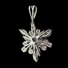 Load image into Gallery viewer, 18ct White Gold Brilliant and Marquise Cut Diamond Starburst Pendant, 2.00ct