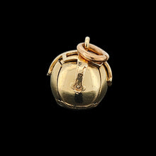 Load image into Gallery viewer, Vintage 9ct Gold and Silver Masonic Ball Fob Pendant