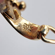 Load image into Gallery viewer, Vintage 9ct Yellow Gold Smokey Quartz Pendant