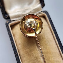 Load image into Gallery viewer, Antique 18ct & 14ct Gold Coral Tie/Stick Pin back
