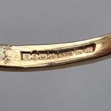 Load image into Gallery viewer, Vintage 9ct Gold Tanzanite and Diamond Cluster Ring Birmingham 1994 hallmark