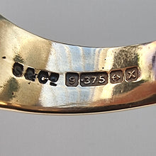 Load image into Gallery viewer, Vintage 9ct Gold Citrine Dress Ring, Hallmarked Birmingham 1972 hallmark