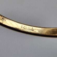 Load image into Gallery viewer, Vintage 18ct Yellow & White Gold Diamond Crossover Ring, 0.23ct stamp