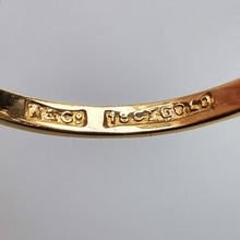 Load image into Gallery viewer, Vintage 18ct Yellow & White Gold Sapphire and Diamond Ring