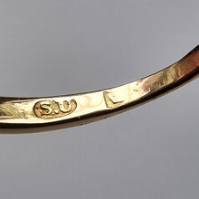 Load image into Gallery viewer, Antique 18ct Yellow Gold Ruby and Rose Cut Diamond Seven Stone Ring