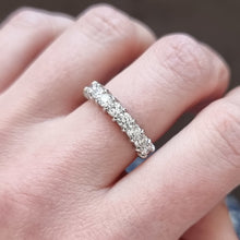 Load image into Gallery viewer, 18ct Yellow and White Gold Nine Stone Diamond Ring, 1.00 Carat