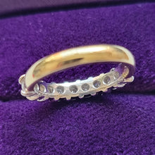 Load image into Gallery viewer, 18ct Yellow & White Gold Nine Stone Diamond Ring, 1.00ct