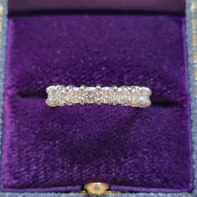 Load image into Gallery viewer, 18ct Yellow & White Gold Nine Stone Diamond Ring, 1.00ct