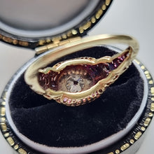 Load image into Gallery viewer, Antique 14k Gold Solitaire Diamond Ring, 0.25ct behind head