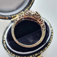 Load image into Gallery viewer, Antique 14k Gold Solitaire Diamond Ring, 0.25ct side