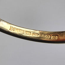 Load image into Gallery viewer, Vintage 18ct Gold Heart Shaped Diamond Solitaire Ring, 0.33ct Sheffield 1991 hallmark