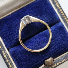 Load image into Gallery viewer, Vintage 18ct Gold Heart Shaped Diamond Solitaire Ring, 0.33ct side