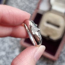 Load image into Gallery viewer, Platinum Trilliant Cut Diamond Solitaire Ring, 0.20ct