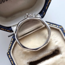 Load image into Gallery viewer, Platinum Trilliant Cut Diamond Solitaire Ring, 0.20ct