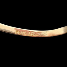 Load image into Gallery viewer, Antique 18ct Gold & Platinum Diamond Daisy Cluster Ring, 0.80ct stamp inside shank