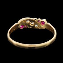 Load image into Gallery viewer, Antique 18ct Yellow Gold Ruby and Diamond Ring, Hallmarked Chester 1902