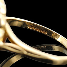 Load image into Gallery viewer, 18ct Yellow Gold Opal and Brilliant Cut Diamond Cluster Ring